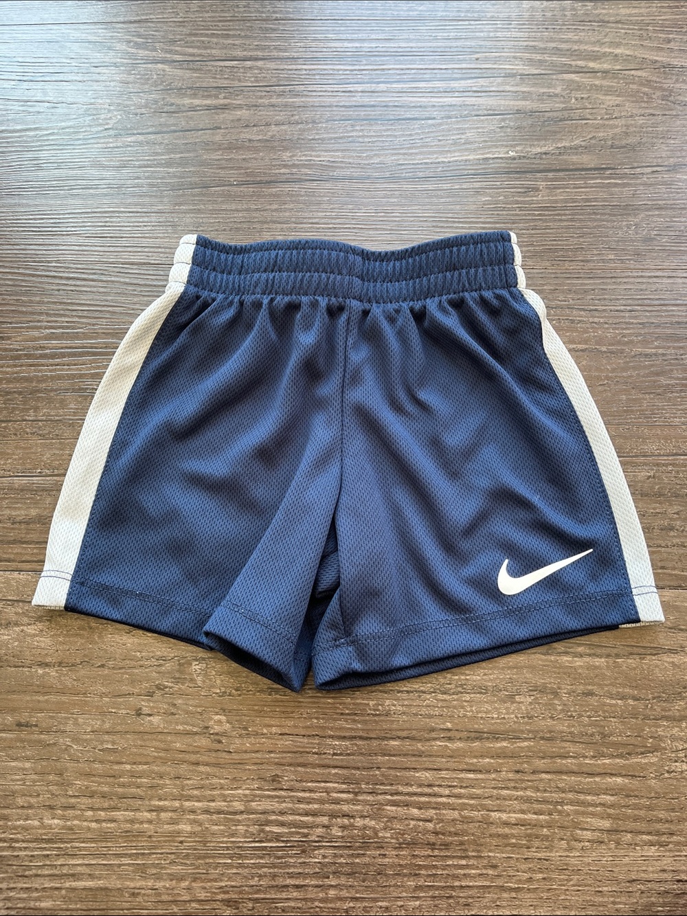 Nike Baby Navy Shorts with White Swoosh Size 18 Month
